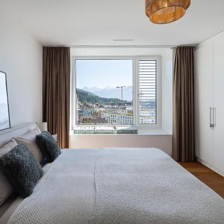 Exclusive Sky Penthouse In Apartment Thun