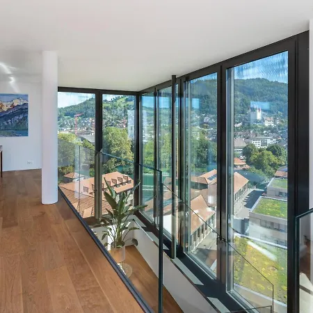 Exclusive Sky Penthouse In Apartment Thun